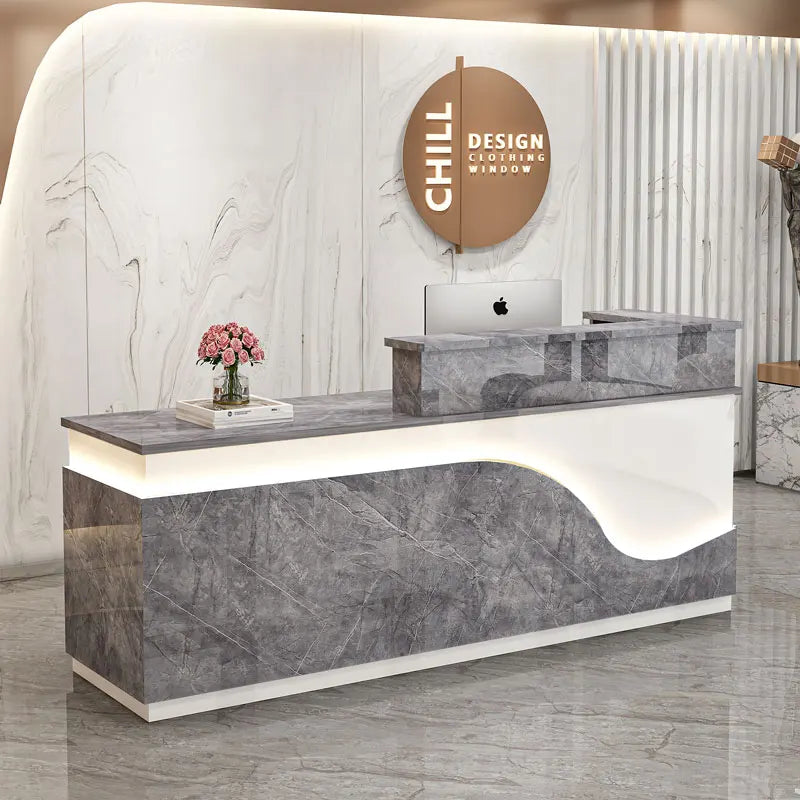 Display Kitchen Reception Desks Decorations Counter Desk Reception Desks Beauty Salon Mostrador Negocio Commercial Furniture