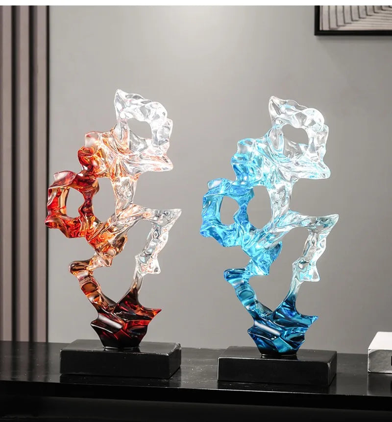 Creative Ornaments Living Room Figurines Aesthetic Cabinet Art Luxury Sculptures Sofa Beside Book Nook Tabletop Home Decoration