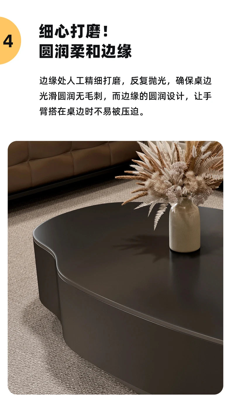 Modern Simple Coffee Table Decor Luxury Unique Design Coffee Table Premium Effect Table Basse De Salon Living Room Furniture
