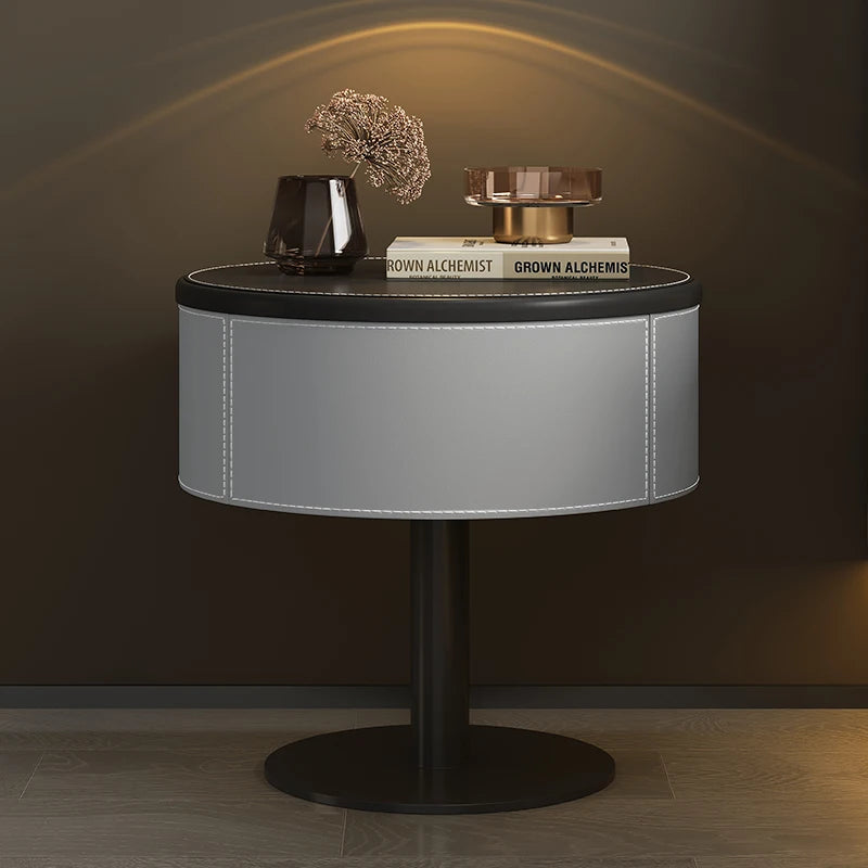 Design Unique Trendy Bedside Table Creative Style Simple Glamour Night Table Luxury Elegant Mesita De Noche Bedroom Furniture