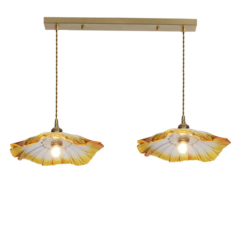 Home Decoration Lighting Retro Pendant Lamp Glass Hanging Lamp Living Room Dining Kitchen Island Chandelier Indoor Ceiling Light