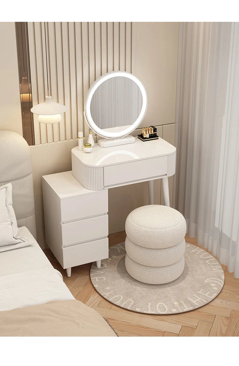 Decoration Vanity Table Bedroom Modern Storage Vanity Table Dresser Drawer Coiffeuse De Chambre Maquillage Bedroom Furniture